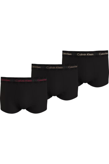 Ανδρικα Boxer Calvin Klein Low Rise Trunk 0000U2664G-NOU 3pack, ΜΑΥΡΑ